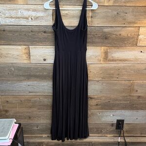 Athleta Elegant Black Sleeveless Dress with pockets!